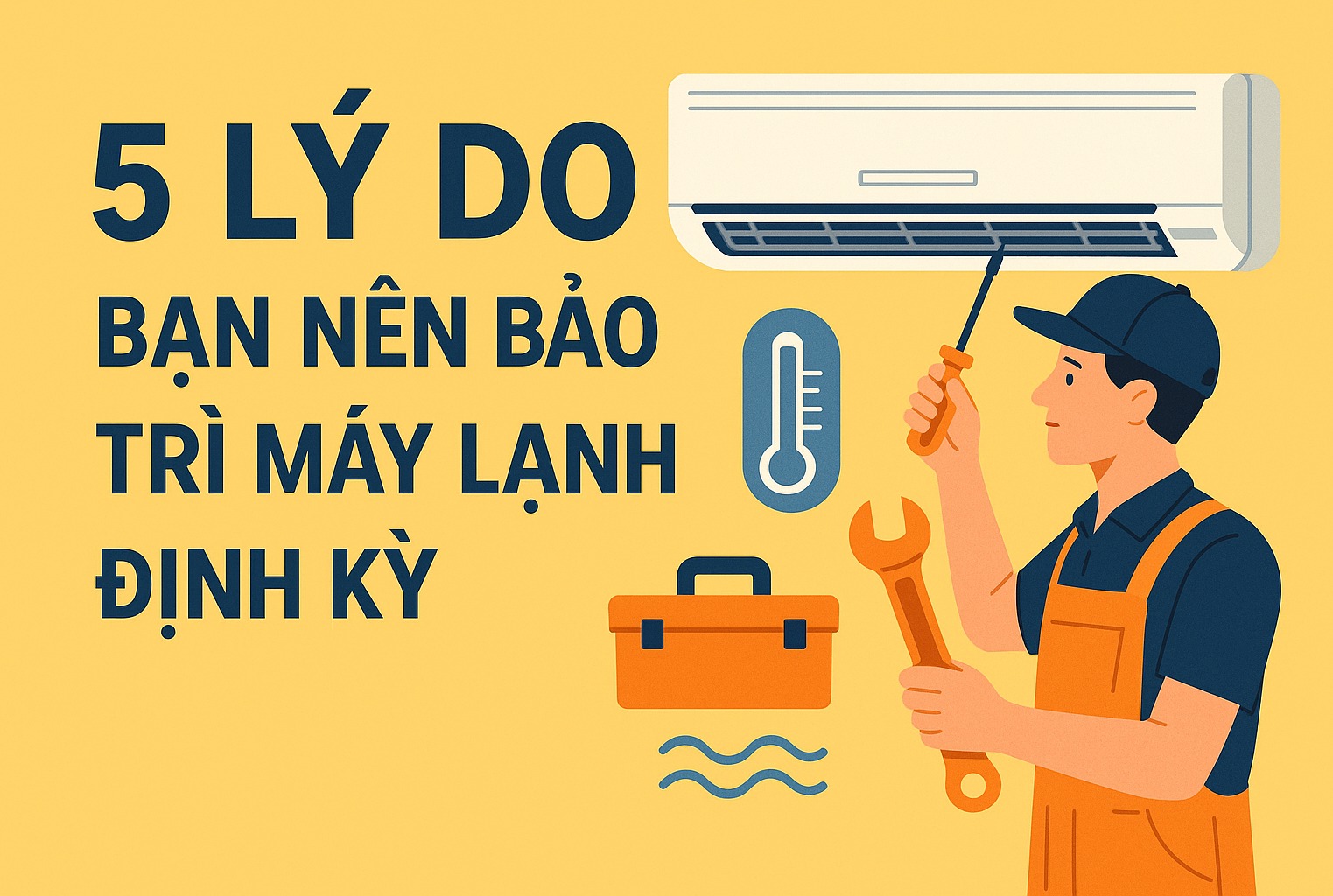 5 lý do bạn nên bảo trì máy lạnh định kỳ
