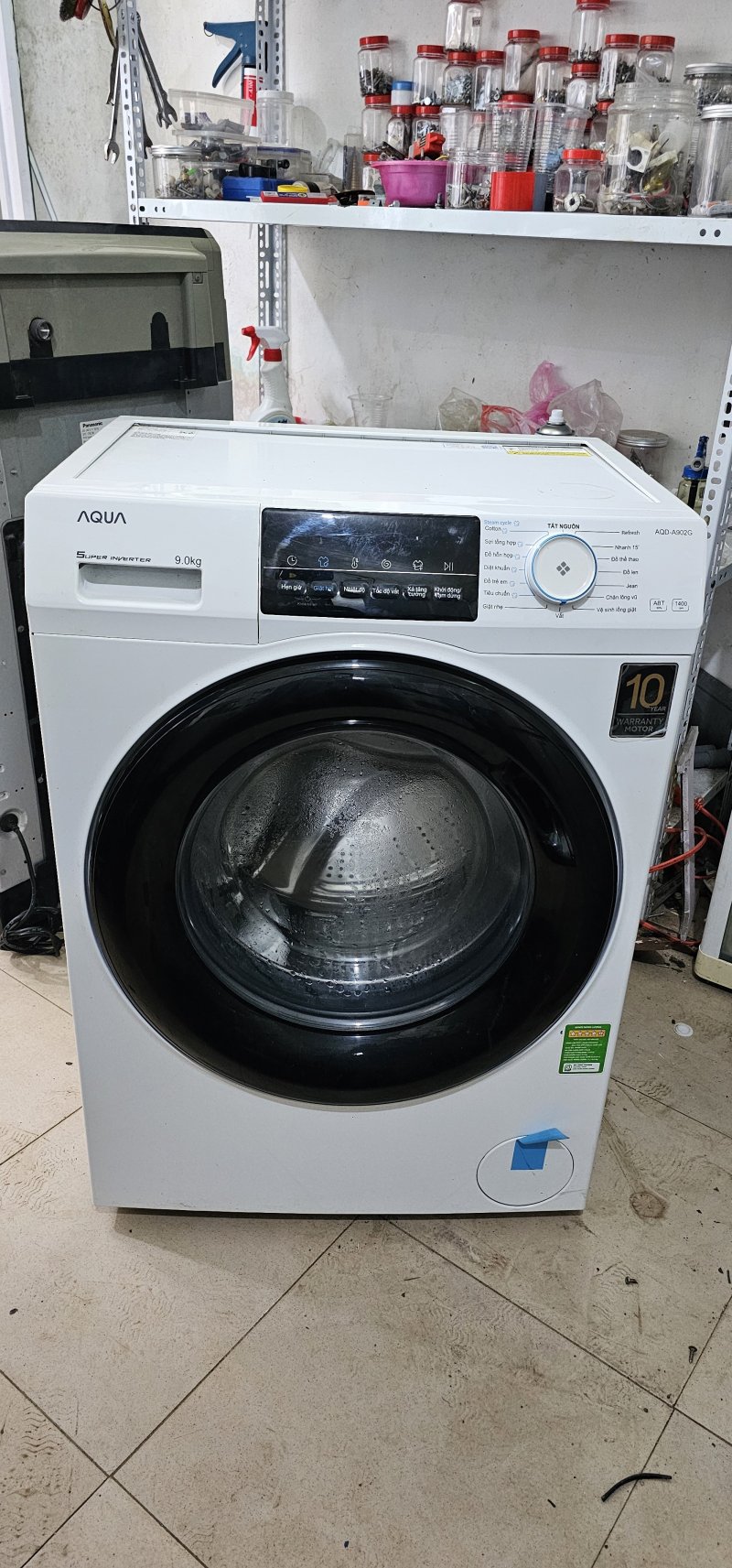 Máy giặt Aqua 9Kg inverter